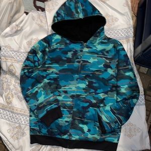 Lands End Kids reversible fleece